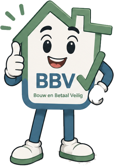 De BBV-mascotte geeft een duim omhoog